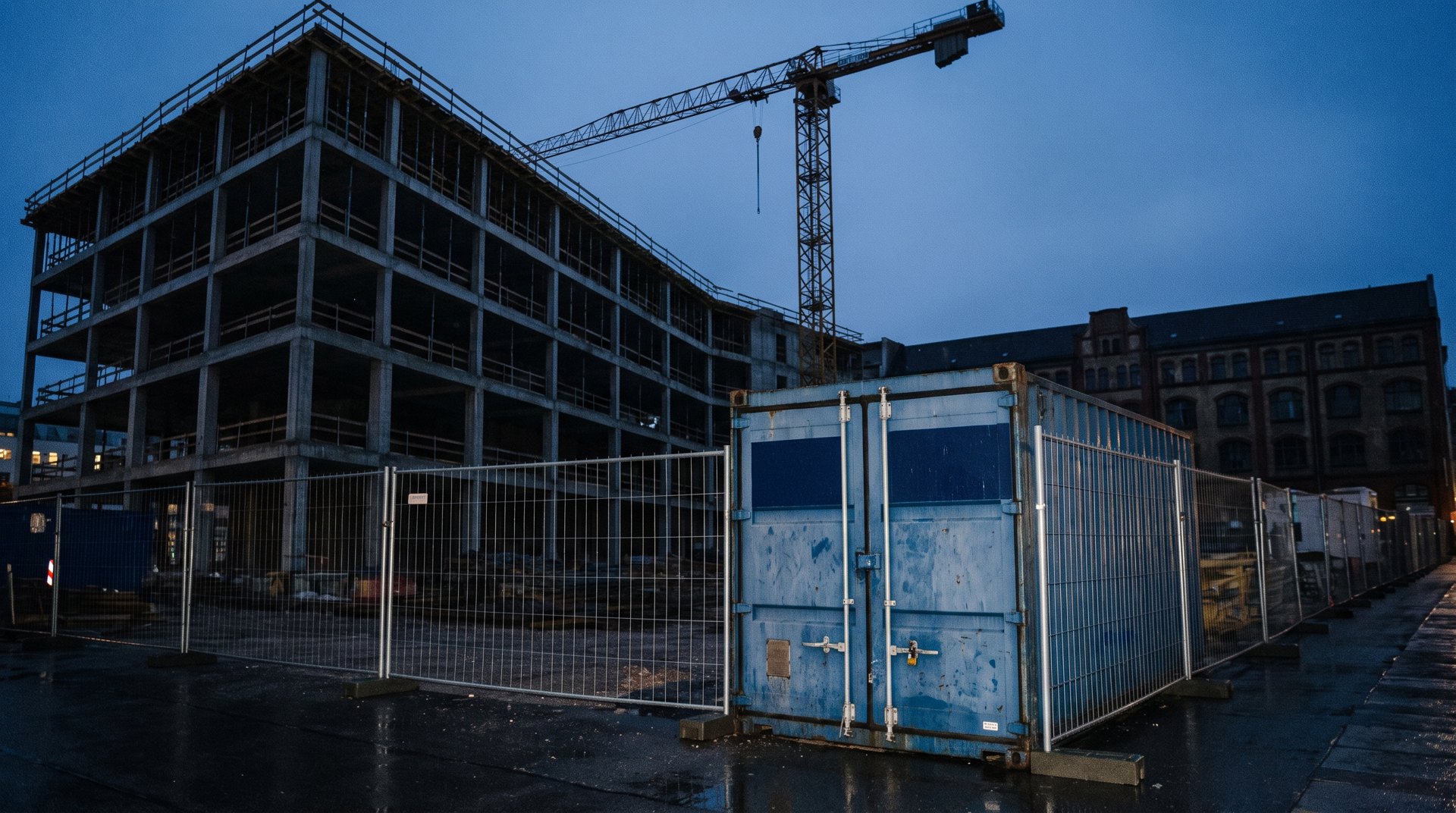 Kriminalität in Berlin: Einbrüche in Büros, Lager und Baustellen